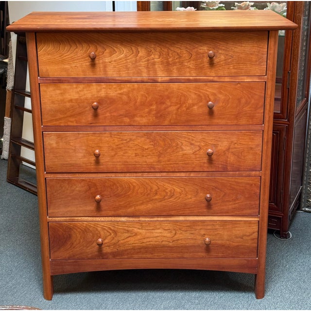 Design Plus Gallery presents the Heartwood Shaker Five Drawer Chest from Vermont Furniture Designs. The Heartwood Shaker...