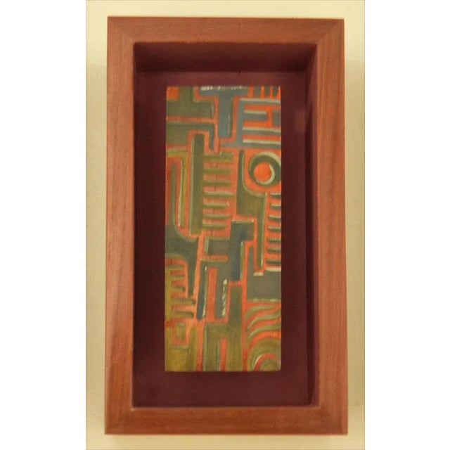 Futurist-Style Wall Light Panel, 1950s For Sale - Image 10 of 13