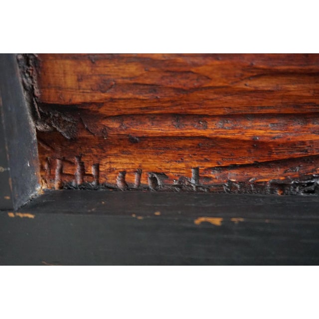 Hand Carved Wooden Bas-Relief Portrait of Peter Paul Rubens, 1950s For Sale - Image 10 of 13