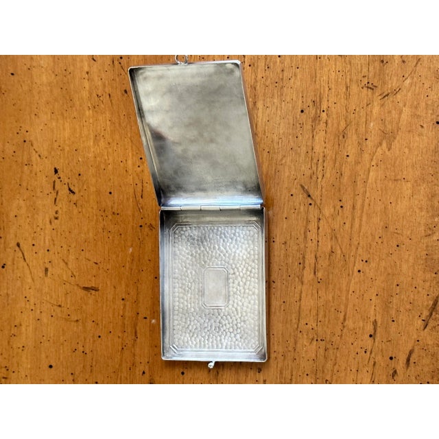 Metal Antique Sterling Silver Matchbook Case by Marathon For Sale - Image 7 of 13