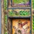 Wood Early 1900s Antique Rajasthani Doors With Folk Art Paintings of Ganesh For Sale - Image 7 of 12