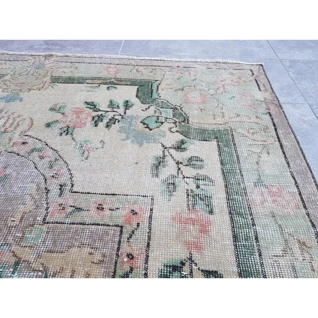 1960s Geometric Patern Anatolian Multi Colour Rug For Sale - Image 9 of 11