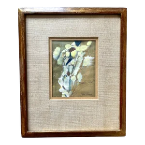 Framed Abstract Goauche-William Scharf-New York School