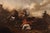 Jacques Courtois Il Borgognone, Battle Scenes, 1670, Oil on Canvases, Framed, Set of 2 For Sale - Image 9 of 16