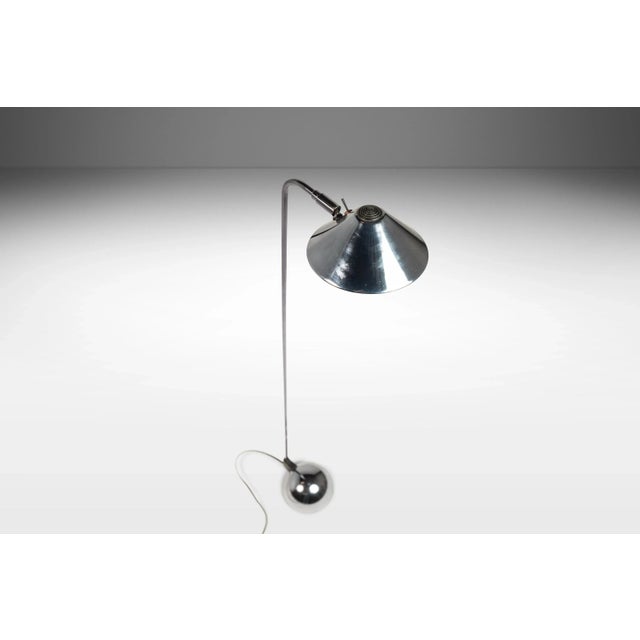 Set of Two Post Modern Floor Lamps in Midnight Chrome by Robert Sonneman for George Kovacs, Usa, C. 1987 For Sale - Image 9 of 12