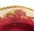 Contemporary Late 19th Century Burgundy Coalport Serving Bowl With Raised Gold Trim For Sale - Image 3 of 6