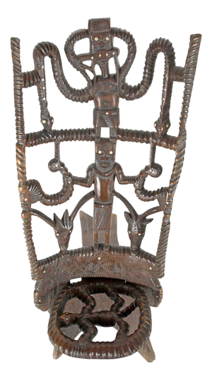 20th Century African Ceremonial Palaver Chair