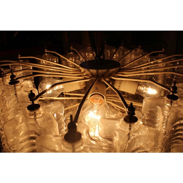 Venini Square Chandelier from Venini, Italy, 1960s For Sale - Image 4 of 18