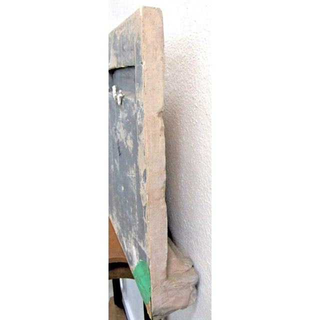 1990s The Casey Collection Large Sculpted Wall Art Woman With Gazelle For Sale - Image 11 of 11