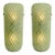 Set of Two Mid-Century Modern Green "Graniglia" Rombus Murano Glass Wall Sconces For Sale