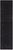 Boho Chic Gabbeh Black Wool Runner Rug- 2'7''x11'10'' For Sale - Image 9 of 10