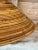 Mid 20th Century Vintage Sculptural Coiled Rattan Bell Form Pendant Light For Sale - Image 5 of 11