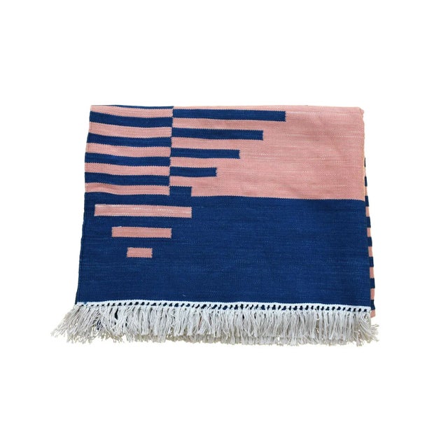 Casa Cosima Roselani Rug, 5x8, Blue For Sale - Image 4 of 5