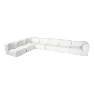 Mid-Century Modular Sofa Model 9000 by Tito Agnoli for Arflex, Italy, 1970s, Set of 7 For Sale
