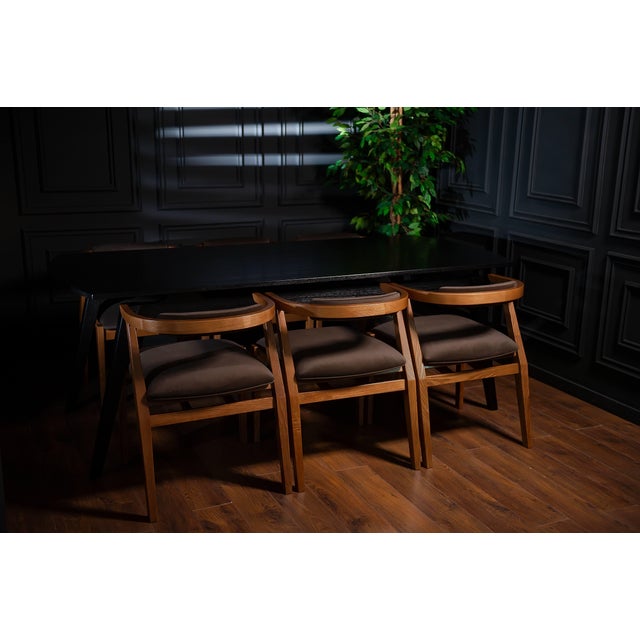 Acline Wood Black Dining Table Chairish