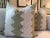 Textile Contemporary Thibaut “Dhara Stripe” in Soft Olive Pillows- a Pair For Sale - Image 7 of 7
