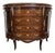 Demilune Commode in Mahogany with Marble Top For Sale