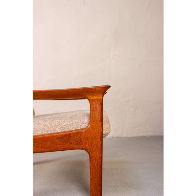 Mid-Century Danish Teak Armchair from Juul Kristensen, 1960s For Sale - Image 4 of 17