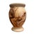 A beautifully hand-crafted vintage Nemadji Pottery vase featuring the company's iconic marbled clay finish in warm shades...