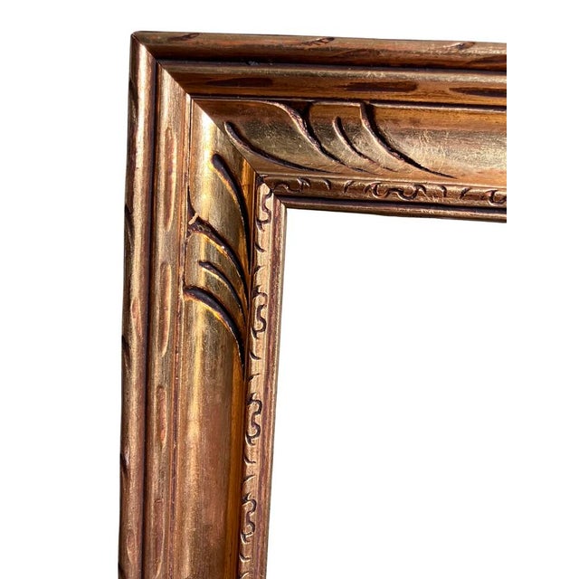 Antique American Arts Co. Ny Colored Etching Print of "Reims Cathedral" in Gilded Frame For Sale In Milwaukee - Image 6 of 9