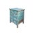 2000 - 2009 Distressed Aqua Turquoise Blue 4 Drawers End Table Nightstand For Sale - Image 5 of 5