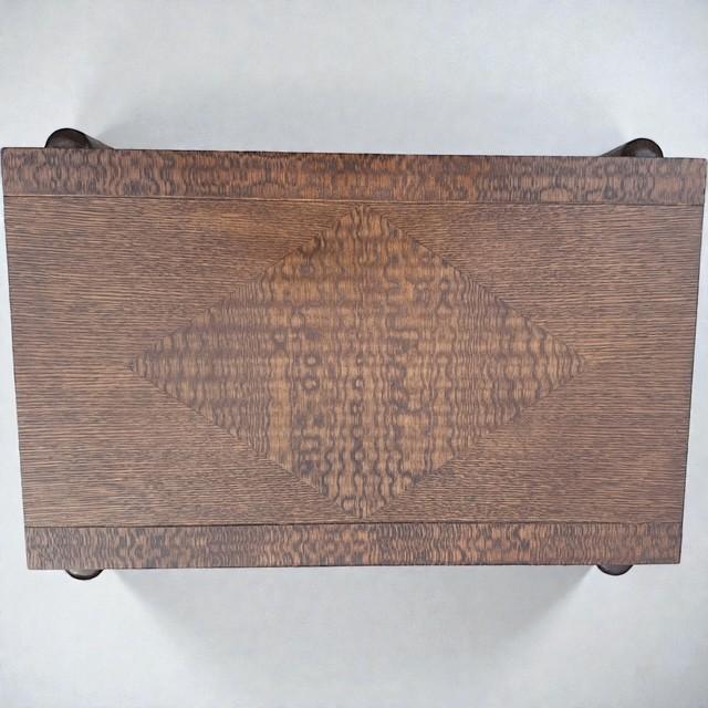 1955 Lane Acclaim 3-Piece Table Set by Andre Bus – MCM Walnut, Refinished For Sale - Image 9 of 12