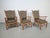 Forest Green Vintage Scandinavian Beech High Back Armchairs, 1960s, Set of 3 For Sale - Image 8 of 15