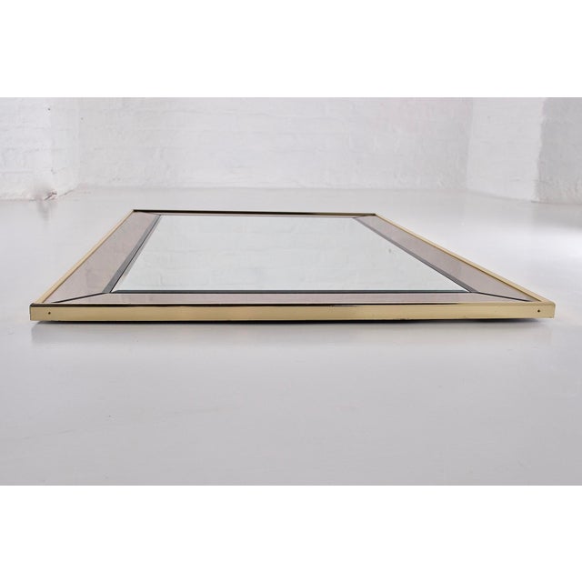 1970s Large Hollywood Regency Mirror with Bead, 1970s For Sale - Image 5 of 8