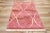 Rose Moroccan Style Throw Rug - 03'02 X 05'03 For Sale - Image 8 of 10