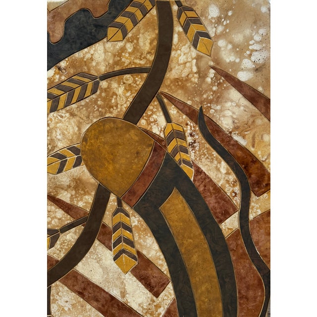 Wood R. Earnhart 1993 “Smokey Moon Shelter” Monumental Southwestern Triptych Wall Sculpture For Sale - Image 7 of 8