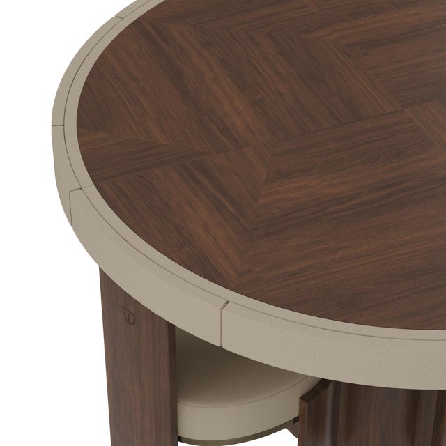 Contemporary Wellesly Game Table by Wood Tailors Club For Sale - Image 3 of 13