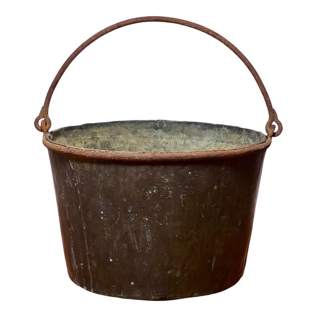19th Century Large Pennsylvania Copper Apple Butter Cauldron For Sale
