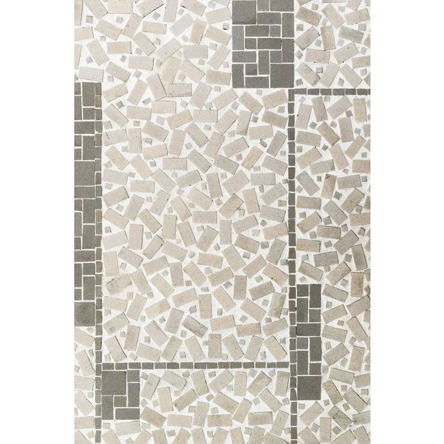 Wood Sleek Mosaic Coffee Table For Sale - Image 7 of 9