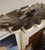 Cream Vintage Regency Molded Resin Palm Torchiere After Serge Roche - Set of 2 For Sale - Image 8 of 9