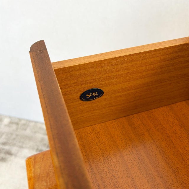 Vintage Teak Chest of Drawers from Stag, 1970s For Sale - Image 10 of 12