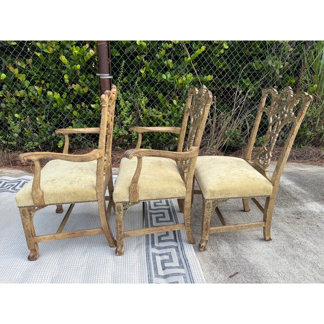 Hickory Chair Emma Chippendale Style Dining Chairs -Set of 6 For Sale - Image 14 of 15