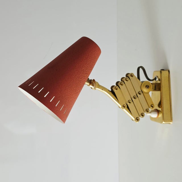 Vintage Diabolo Scissor Lamp by Karl Lang for Sis-Licht, Germany, 1950s For Sale - Image 13 of 18