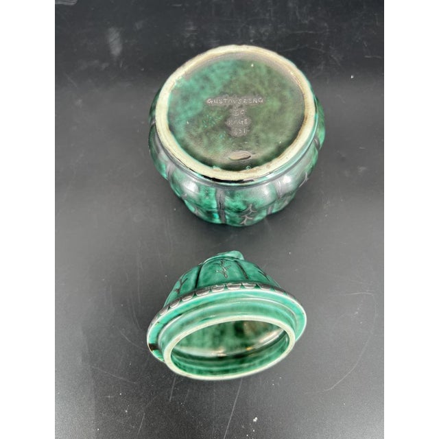 Gustavsberg Vintage Candy Jar by Wilhelm Kåge for Gustavsberg, 1920s For Sale - Image 4 of 6