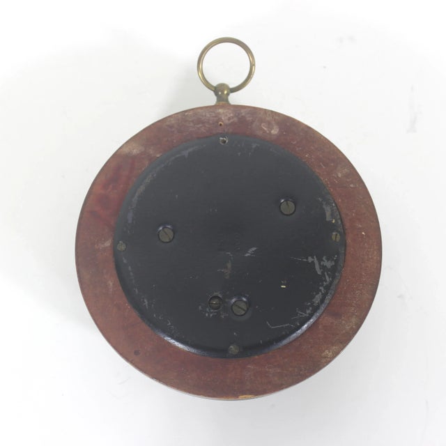 Mid-Century Modern Vintage German Barometer for on the Wall For Sale - Image 3 of 8