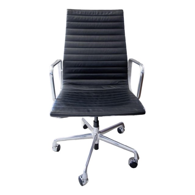 Eames Aluminum Group Chair Executive For Sale