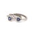 0.55 CT Natural blue sapphire and 0.18 diamond earrings in 14k gold For Sale - Image 17 of 18