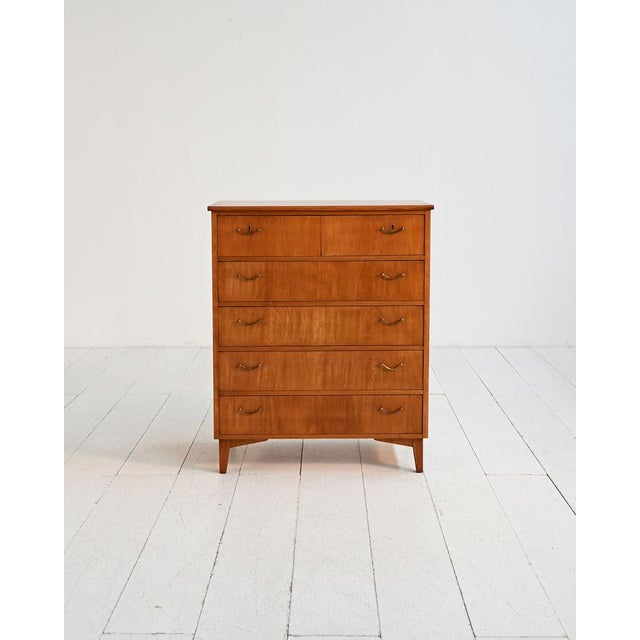 Scandinavian Teak Chest of Drawers, 1960s For Sale - Image 3 of 11