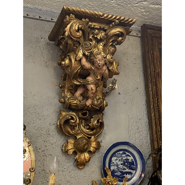 Antique Corbels in Walnut, Set of 2 For Sale - Image 11 of 16