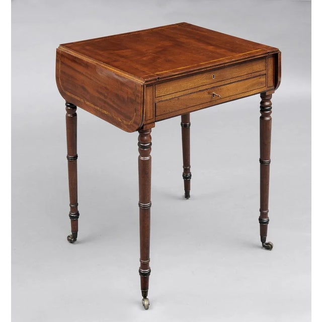 English Antique Regency Games Table For Sale In Boston - Image 6 of 11