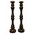 Tall French Turned Wooden Wig Stands, 1880s, Set of 2 For Sale - Image 6 of 6