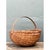Mid 20th Century Vintage Handwoven Shaker Rattan Basket For Sale - Image 5 of 12