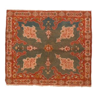 Late 18th Century Antique Persian Agra Rug 3'8'' x 4'4'' For Sale