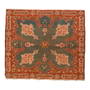 Late 18th Century Antique Persian Agra Rug 3'8'' x 4'4''