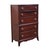 Huntley Furniture Co. Huntley Furniture Solid Mahogany Traditional Duncan Phyfe Style 34" Chest of Drawers 1850 For Sale - Image 4 of 14