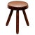 Mid-Century Modern Wood Tripod Stool by Le Corbusier, 1950s For Sale